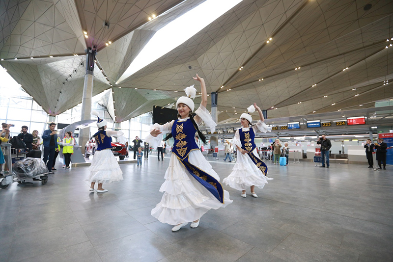 Air Astana отметила 15-летие в аэропорту Пулково