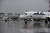 Аэропорт Пулково встретил первый самолет airBaltic CS300